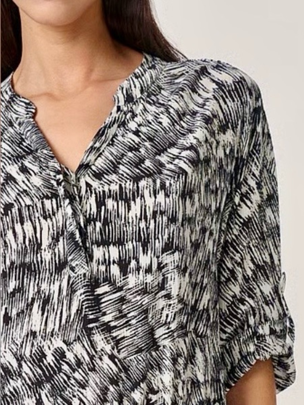 SOAKED in Luxury,  Black and White Print Tie-Waist Midi Dress NWT Size XL